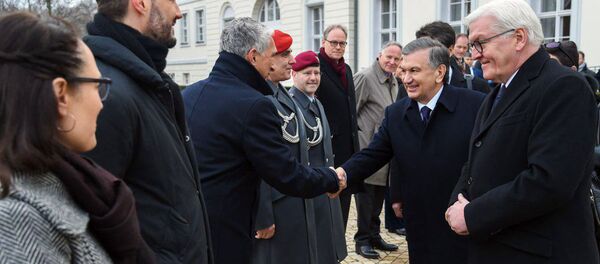 Начались переговоры Президентов Узбекистана и Германии  - Sputnik Узбекистан