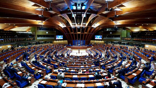 Зал заседаний Парламентской ассамблеи Совета Европы (ПАСЕ) - Sputnik Ўзбекистон