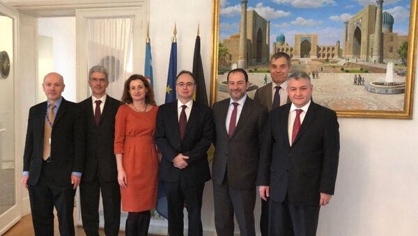 Посол Узбекистана при Евросоюзе Дильёр Хакимов встретился с делегацией ЕС - Sputnik Узбекистан