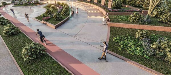 Проект благоустройства территории Национального университета Узбекистана и вузгородка Проект благоустройства территории Национального университета Узбекистана и вузгородка - Sputnik Ўзбекистон