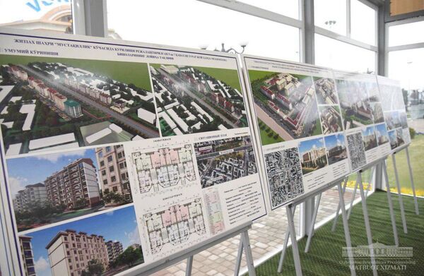 Многоэтажки и кукольный театр: Мирзиёеву представили план развития Джизака - Sputnik Узбекистан