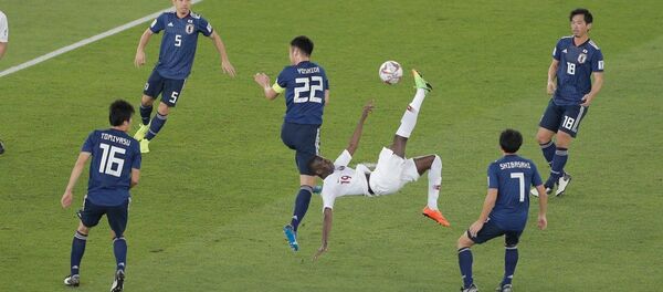 Матч сборных Японии и Катара на Кубке Азии-2019 Матч сборных Японии и Катара на Кубке Азии-2019 - Sputnik Узбекистан