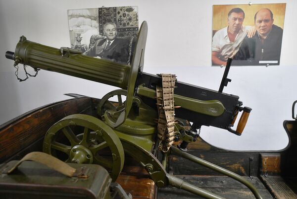 Пулемет в музее киноконцерна Мосфильм - Sputnik Узбекистан