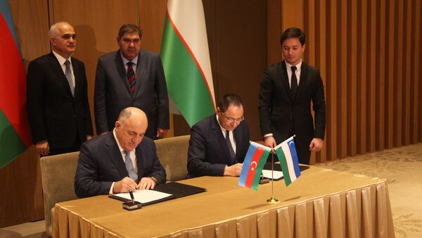 оргово-промышленная палата Узбекистана и Национальная конфедерация предпринимателей (работодателей) Азербайджана подписали соглашение о создании Узбекско-азербайджанского делового совета - Sputnik Узбекистан