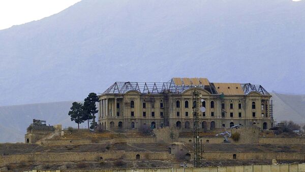 Дворец Тадж-Бек (Дворец Амина) на окраине Кабула.  - Sputnik Ўзбекистон