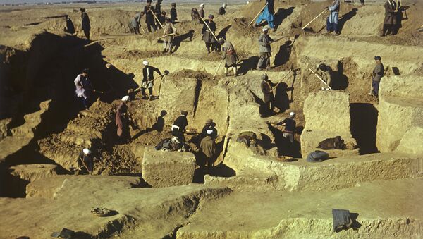 Раскопки совместной советско-афганской археологической экспедиции. - Sputnik Узбекистан
