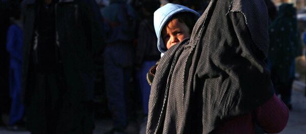 Беженцы из провинции Газни в Афганистане Беженцы из провинции Газни в Афганистане - Sputnik Ўзбекистон