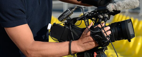 Съемки телепередачи Съемки телепередачи - Sputnik Узбекистан