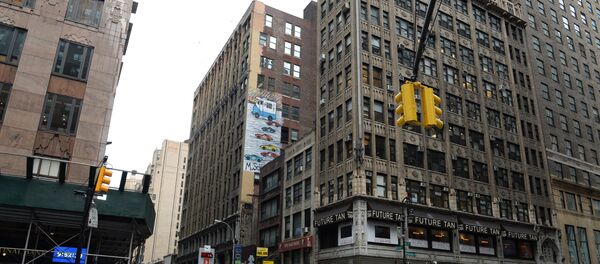 Перекресток 7-й авеню и 38-й стрит в Нью-Йорке - Sputnik Узбекистан