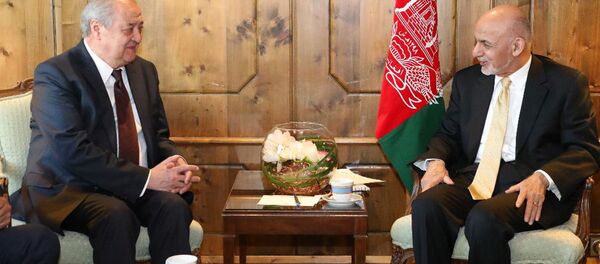 Делегация Республики Узбекистан во главе с Министром иностранных дел Абдулазизом Камиловым, участвующая в Мюнхенской конференции по безопасности, 14 февраля 2019 года встретилась с Президентом Исламской Республики Афганистан Мухаммадом Ашрафом Гани Делегация Республики Узбекистан во главе с Министром иностранных дел Абдулазизом Камиловым, участвующая в Мюнхенской конференции по безопасности, 14 февраля 2019 года встретилась с Президентом Исламской Республики Афганистан Мухаммадом Ашрафом Гани - Sputnik Ўзбекистон