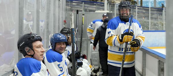 Игроки хоккейного клуба Хумо - Sputnik Узбекистан