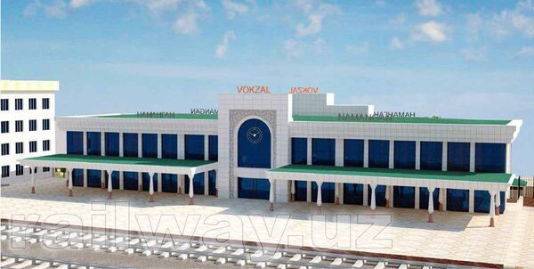 Каким будет новый железнодорожный вокзал в Намангане - Sputnik Узбекистан