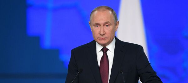 Ежегодное послание президента РФ В. Путина Федеральному Собранию Ежегодное послание президента РФ В. Путина Федеральному Собранию - Sputnik Ўзбекистон