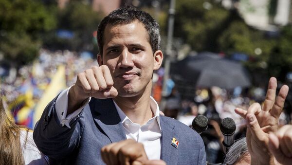 Spiker parlamenta Venesueli i lider oppozitsii Xuan Guaido - Sputnik O‘zbekiston