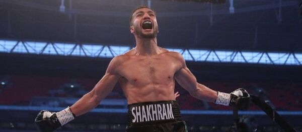 Узбекский боксер Шахрам Гиясов Узбекский боксер Шахрам Гиясов - Sputnik Ўзбекистон