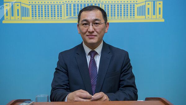 Официальный представитель Министерства иностранных дел Казахстана Айбек Смадияров - Sputnik Узбекистан
