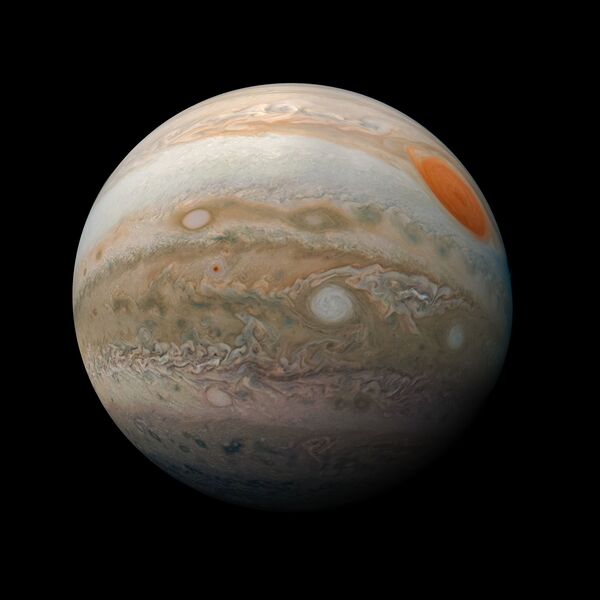 Новая фотография Юпитера, полученная зондом Juno NASA - Sputnik Узбекистан