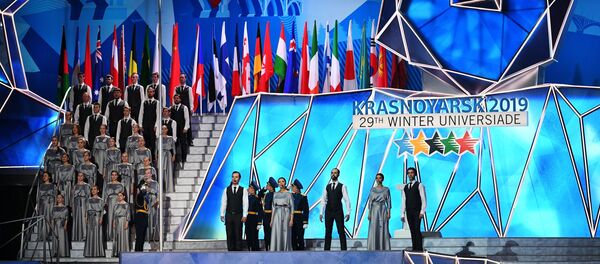 Церемония открытия XXIX Всемирной зимней Универсиады 2019 - Sputnik Узбекистан