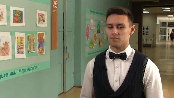 Молодой учитель из Перми Вячеслав Посох  - Sputnik Узбекистан