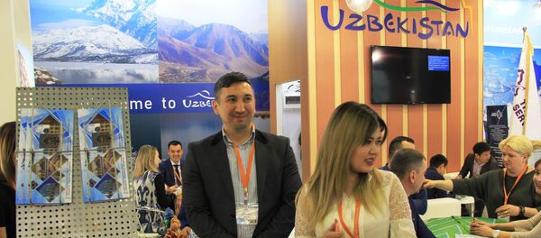 Стенд Узбекистана на выставке MITT-2019 в Москве - Sputnik Узбекистан
