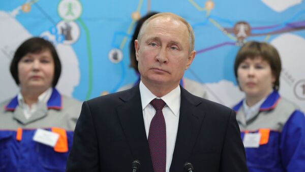 Рабочая поездка президента РФ В. Путина в Крым  - Sputnik Узбекистан