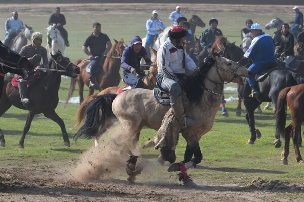 Uchastniki mejdunarodnogo turnira po kupkari v Samarkandskoy oblasti Uzbekistana - Sputnik O‘zbekiston