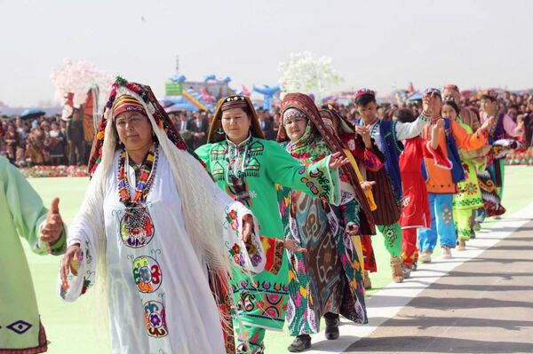 Афганская делегация отметила Навруз в Сурхандарье - Sputnik Узбекистан