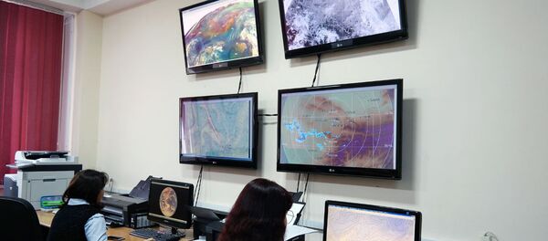 Работа Центра гидрометеорологической службы - Sputnik Узбекистан