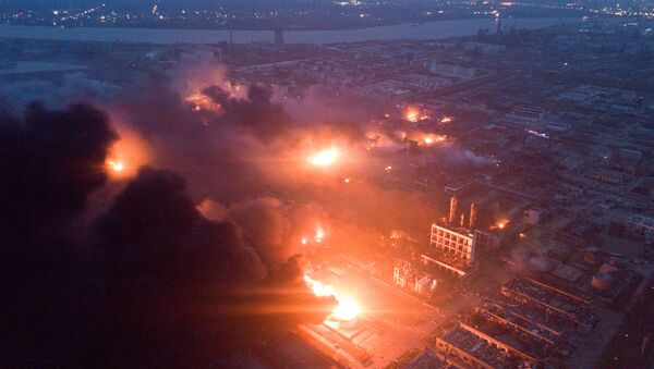 Взрыв на химическом заводе в Китае - Sputnik Узбекистан