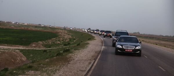 Kortej generala Abdul-Rashid  Dustuma v Afganistane - Sputnik O‘zbekiston