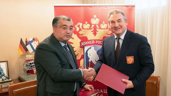 Федерации хоккея России и Узбекистана заключили меморандум о сотрудничестве - Sputnik Узбекистан