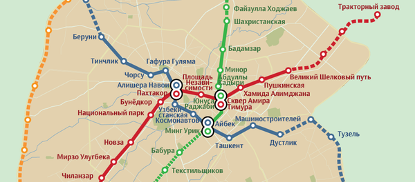 Планы развития ташкенского метро - Sputnik Узбекистан