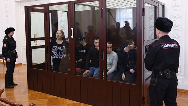 Заседание суда по делу о теракте в петербургском метро - Sputnik Ўзбекистон