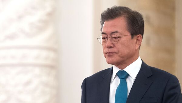 Президент Республики Корея Мун Чжэ Ин - Sputnik Узбекистан