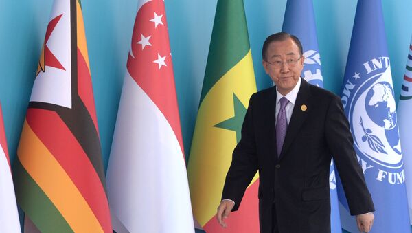 Генеральный секретарь Организации Объединенных Наций Пан Ги Мун - Sputnik Узбекистан