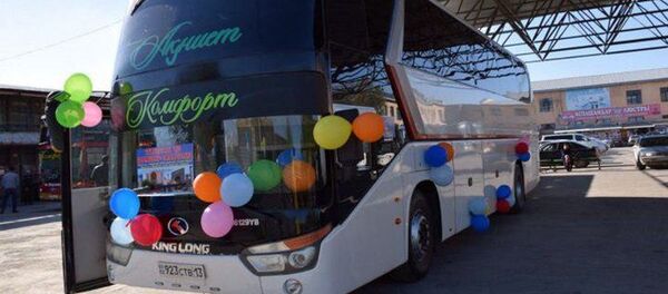 Запущен новый международный автобусный маршрут Самарканд – Туркистан Запущен новый международный автобусный маршрут Самарканд – Туркистан - Sputnik Ўзбекистон