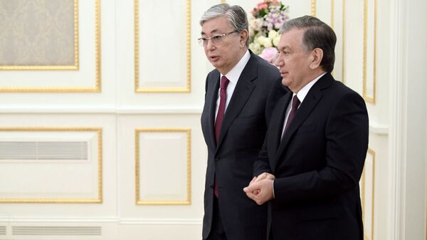 Prezident Uzbekistana Shavkat Mirziyoyev i prezident Kazaxstana Kasim-Jormat Tokayev - Sputnik O‘zbekiston