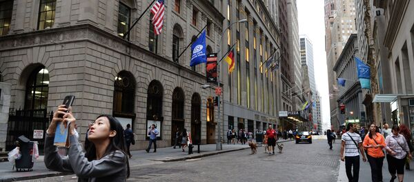 Уолл-стрит, Нью Йорк - Sputnik Узбекистан