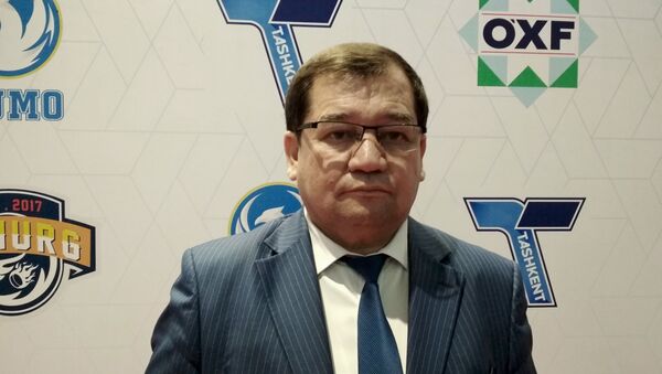 Генеральный секретарь федерации хоккея Узбекистана Шукрулло Каримов - Sputnik Узбекистан