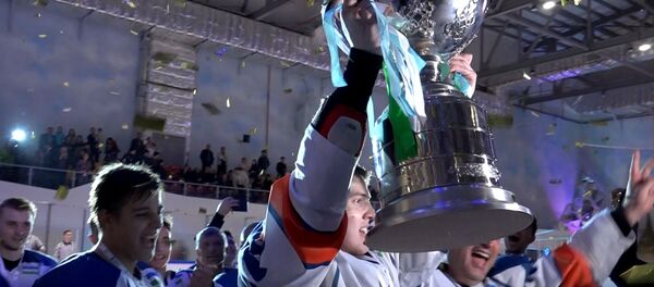 В битве за кубок: самые яркие кадры финала чемпионата Узбекистана по хоккею - Sputnik Узбекистан