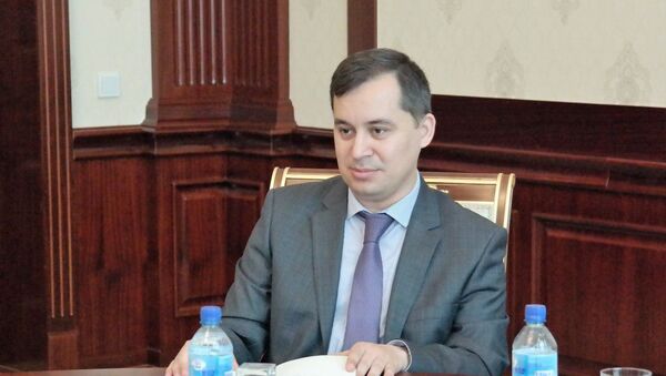 Директор Национального межбанковского процессингового центра Шухрат Курбанов - Sputnik Узбекистан