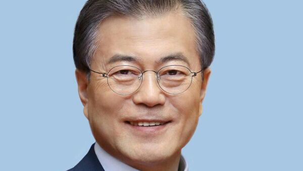 Президент Южной Кореи Мун Чже Ин - Sputnik Ўзбекистон
