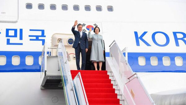 Президент Республики Корея Мун Чжэ Ин 18 апреля прибыл в Узбекистан с государственным визитом - Sputnik Ўзбекистон