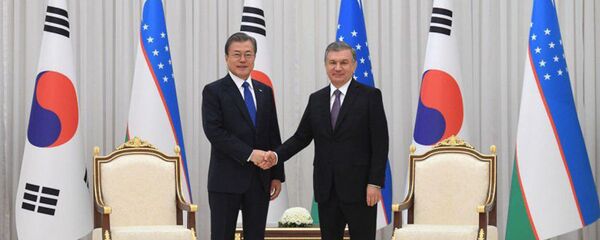 Государственный визит Президента Республики Корея Мун Чжэ Ина в Узбекистан Государственный визит Президента Республики Корея Мун Чжэ Ина в Узбекистан - Sputnik Ўзбекистон
