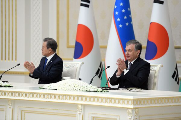 Государственный визит Президента Республики Корея Мун Чжэ Ина в Узбекистан  - Sputnik Узбекистан
