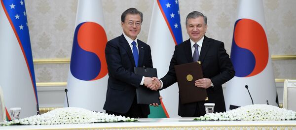 Государственный визит Президента Республики Корея Мун Чжэ Ина в Узбекистан Государственный визит Президента Республики Корея Мун Чжэ Ина в Узбекистан - Sputnik Ўзбекистон