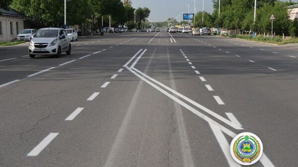Новая разметка на столичных дорогах - Sputnik Узбекистан