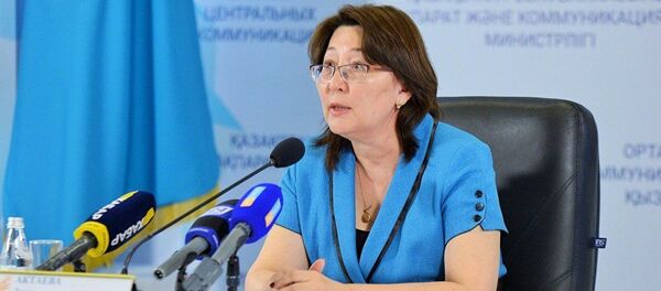 Вице-министр здравоохранения Казахстана Лязат Актаева - Sputnik Узбекистан