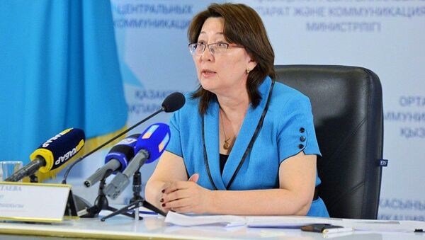 Вице-министр здравоохранения Казахстана Лязат Актаева - Sputnik Узбекистан