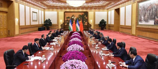 Президент Узбекистана Шавкат Мирзиёев встретился с Председателем КНР Президент Узбекистана Шавкат Мирзиёев встретился с Председателем КНР - Sputnik Ўзбекистон